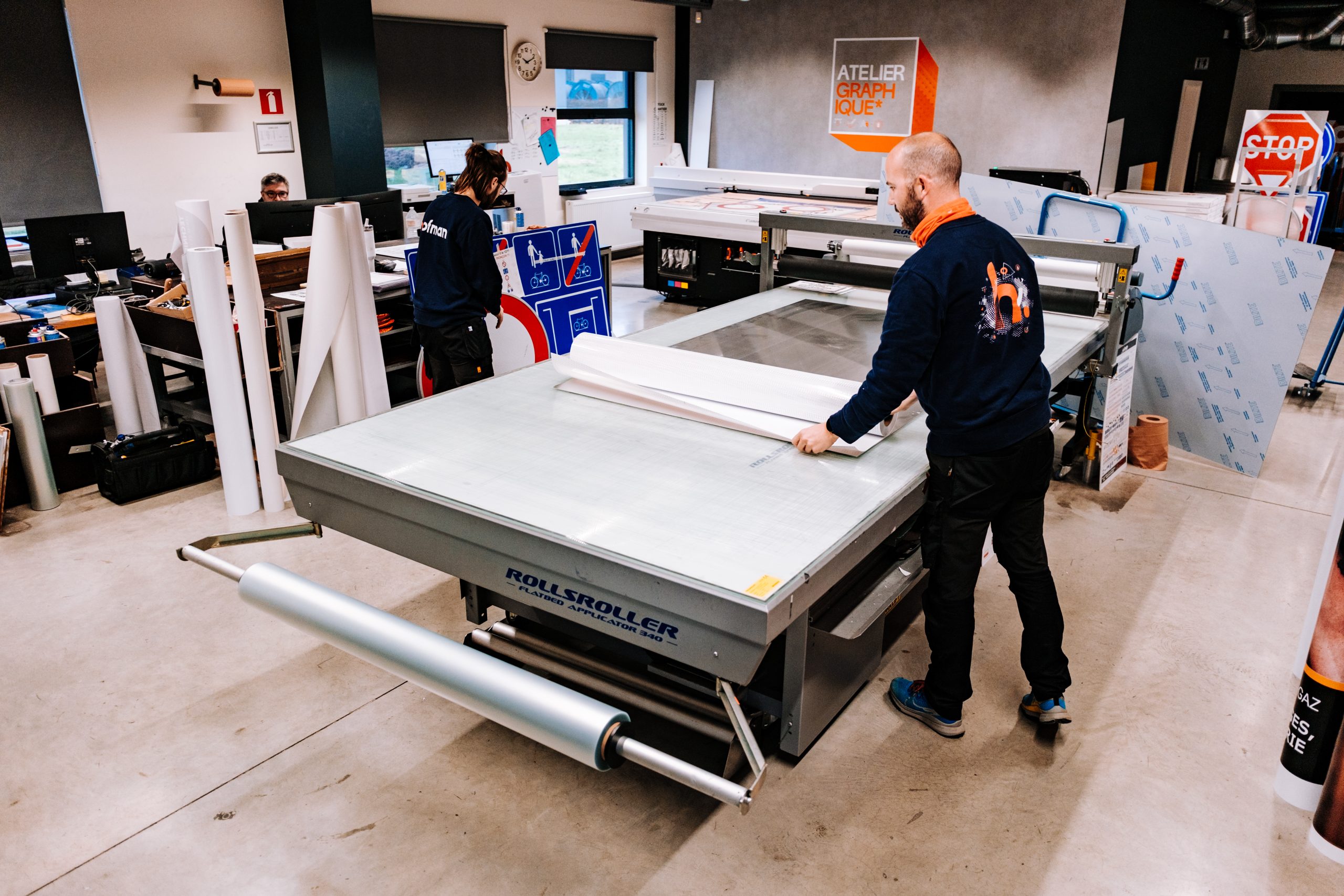 Hofman Signalisation in Thimister-Clermont,Belgium on November 19,  2025.